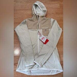 Kari Traa Cream and Tan Women's Hoodie